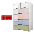 Slim Multicolor Storage Armoire With Drawers for Small Spaces