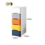 Slim Multicolor Storage Armoire With Drawers for Small Spaces Dimensions