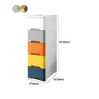 Slim Multicolor Storage Armoire With Drawers for Small Spaces Dimensions