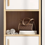 Slim Scandinavian Wardrobe Armoire With Drawers and Shelves