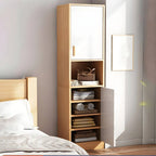 Slim Scandinavian Wardrobe Armoire With Drawers and Shelves