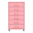 Slim Steel Rolling File Cabinets With Removable Drawers