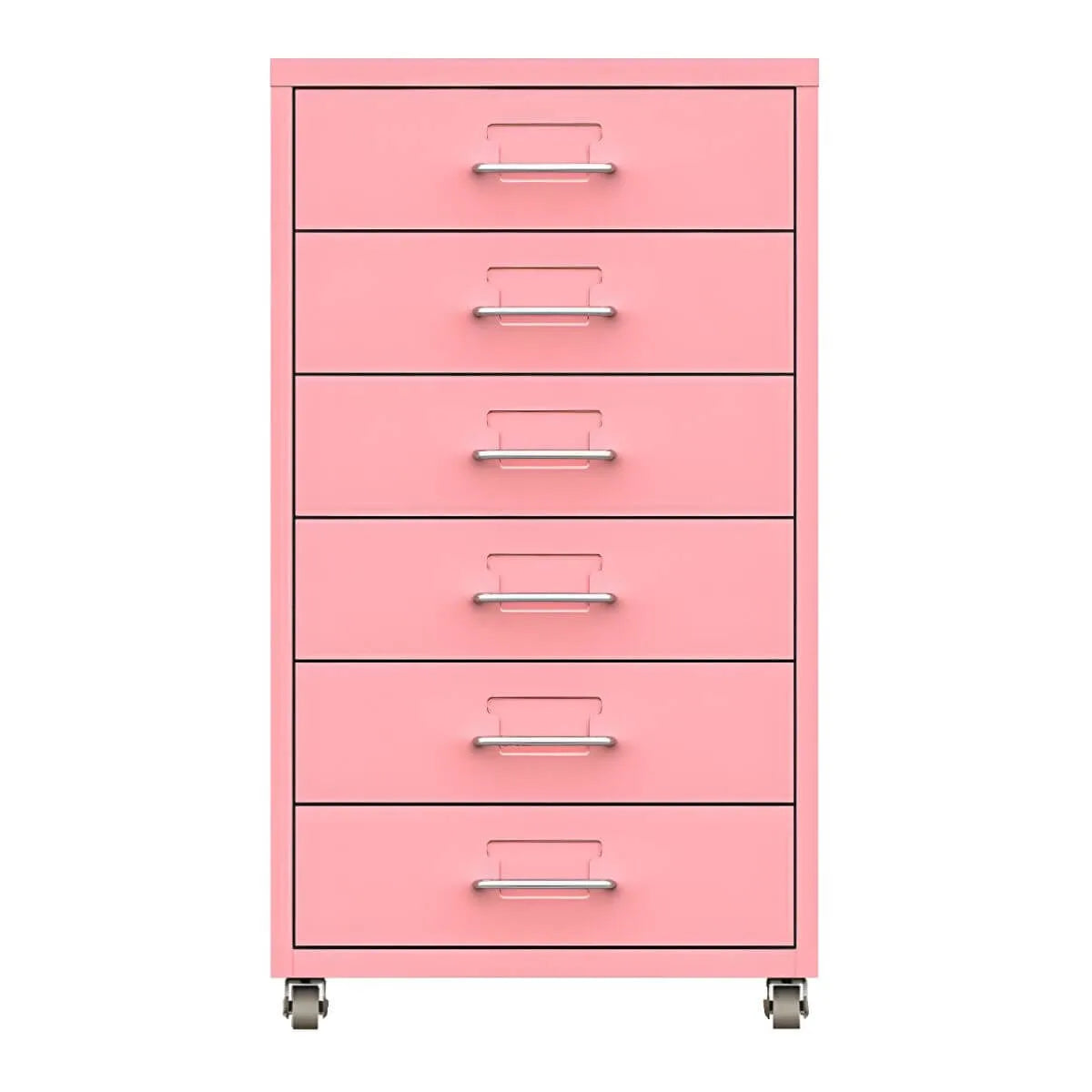 Slim Steel Rolling File Cabinets With Removable Drawers