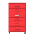 Slim Steel Rolling File Cabinets With Removable Drawers