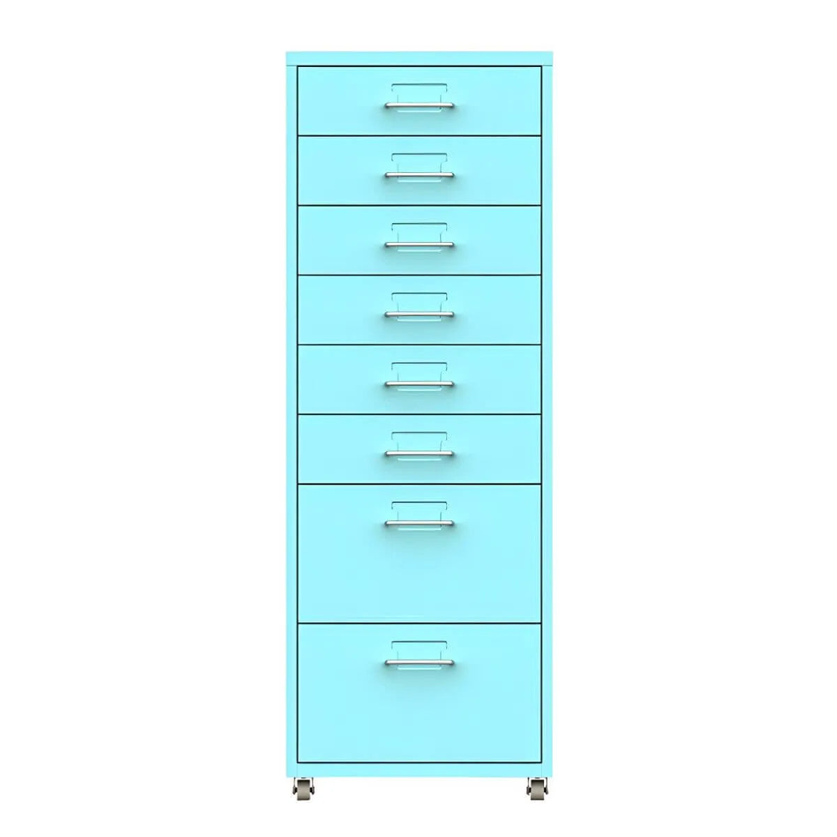 Slim Steel Rolling File Cabinets With Removable Drawers
