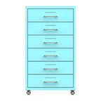 Slim Steel Rolling File Cabinets With Removable Drawers