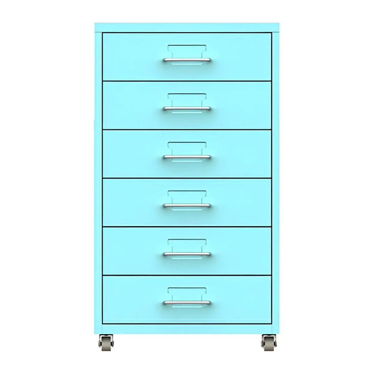 Slim Steel Rolling File Cabinets With Removable Drawers