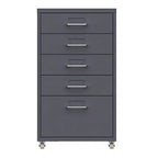Slim Steel Rolling File Cabinets With Removable Drawers