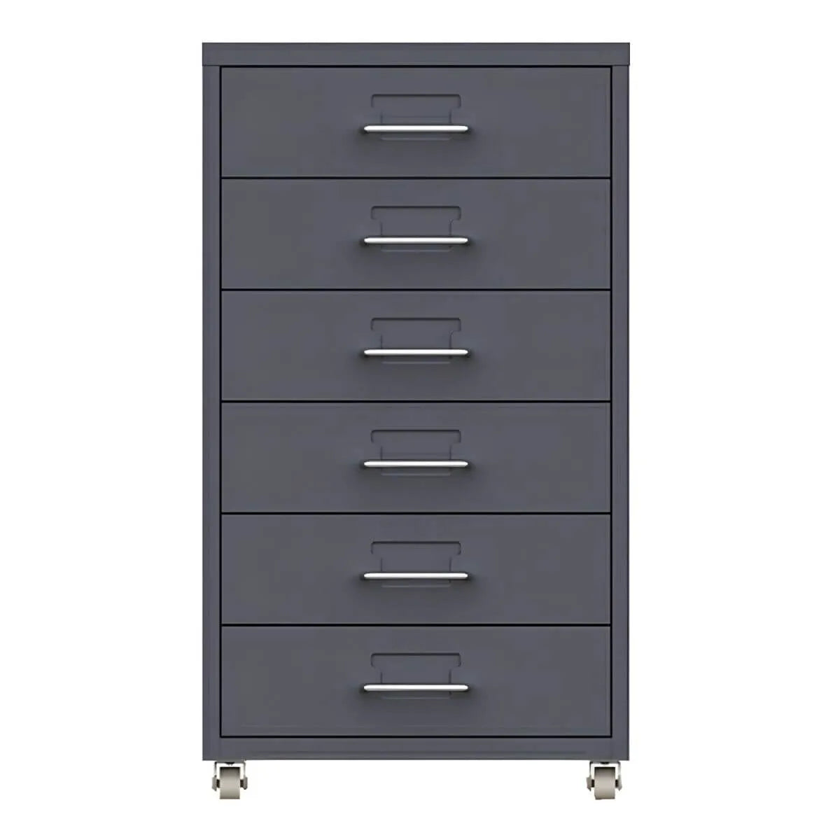 Slim Steel Rolling File Cabinets With Removable Drawers