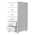 Slim Steel Rolling File Cabinets With Removable Drawers