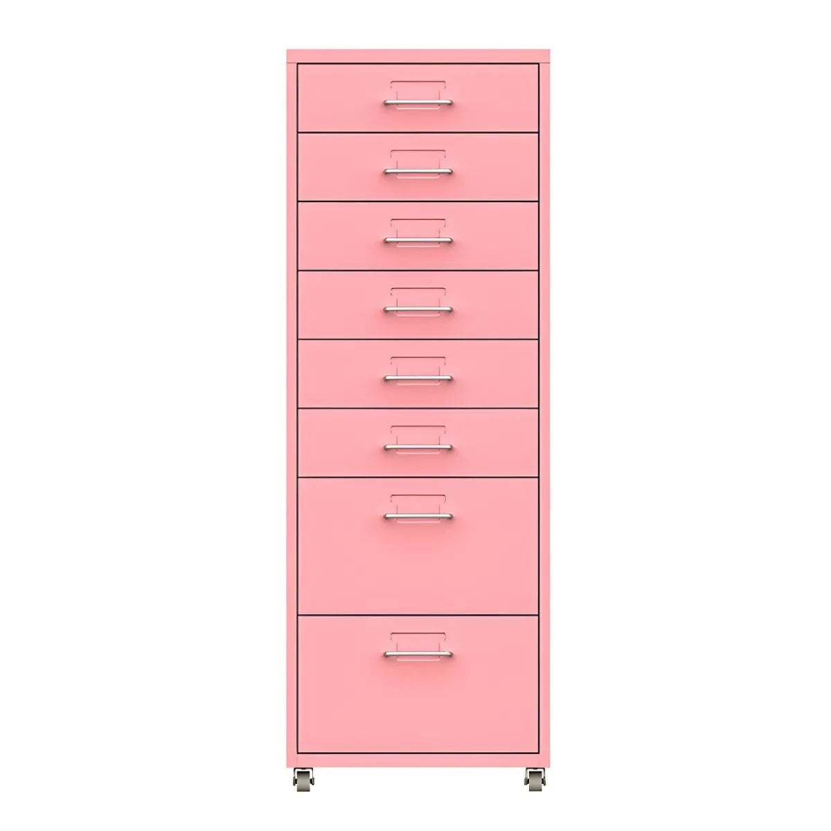 Slim Steel Rolling File Cabinets With Removable Drawers