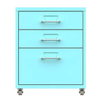 Slim Steel Rolling File Cabinets With Removable Drawers
