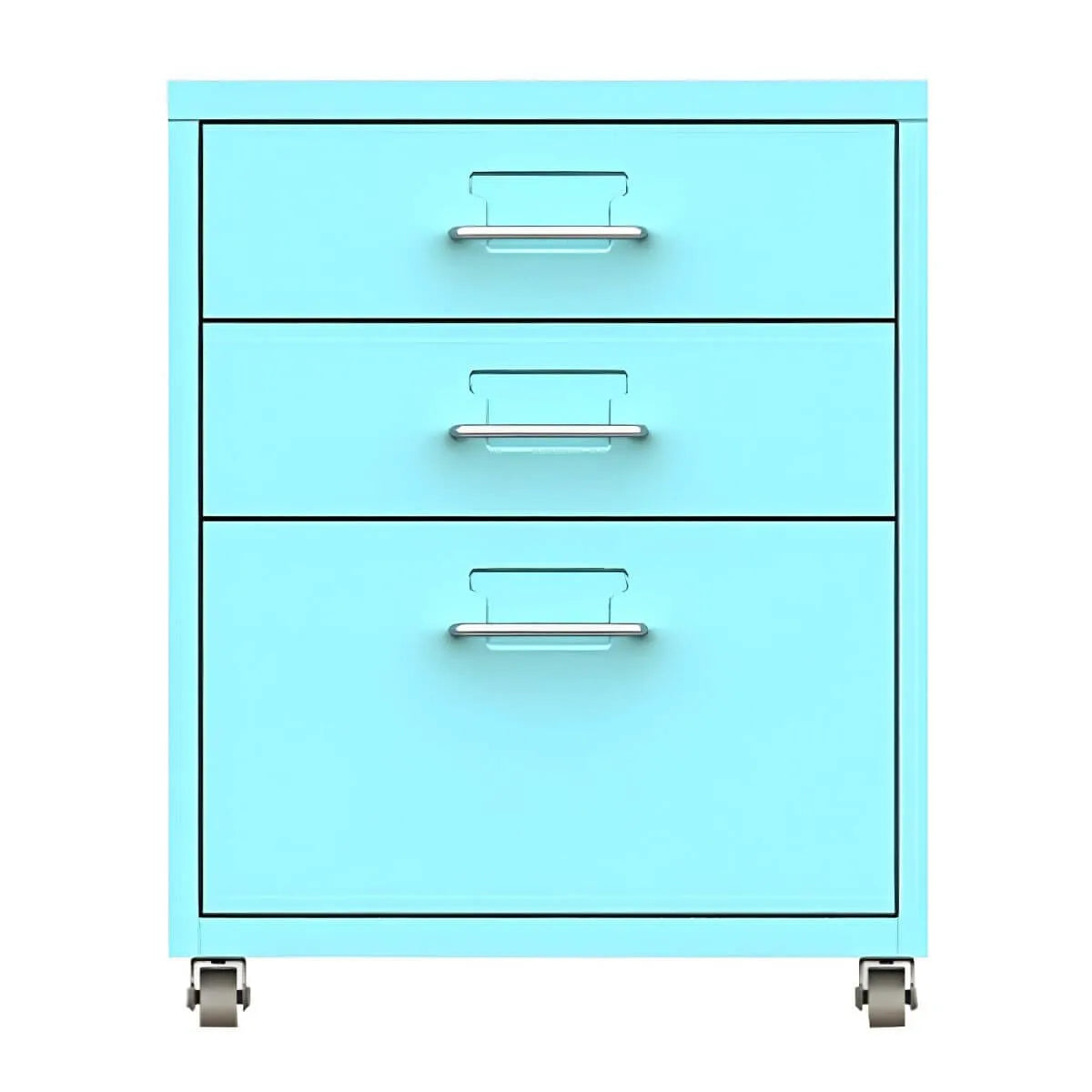 Slim Steel Rolling File Cabinets With Removable Drawers
