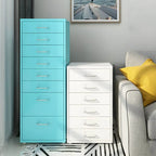 Slim Steel Rolling File Cabinets With Removable Drawers