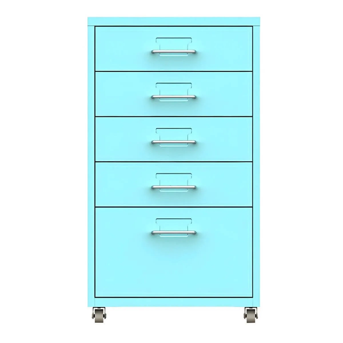 Slim Steel Rolling File Cabinets With Removable Drawers