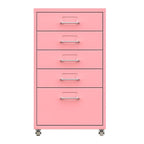 Slim Steel Rolling File Cabinets With Removable Drawers