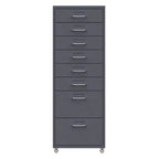 Slim Steel Rolling File Cabinets With Removable Drawers
