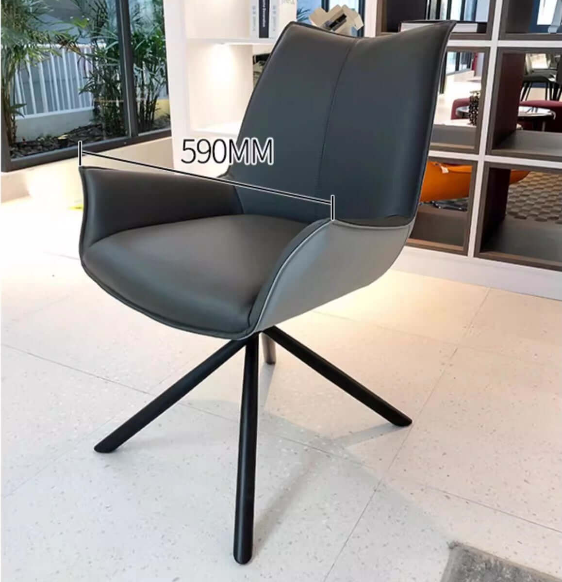 Small Modern Dining Table With Rock Slab Top