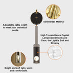 Smokey Gray Modern Aluminum Armed Sconce with Black Acrylic Shade