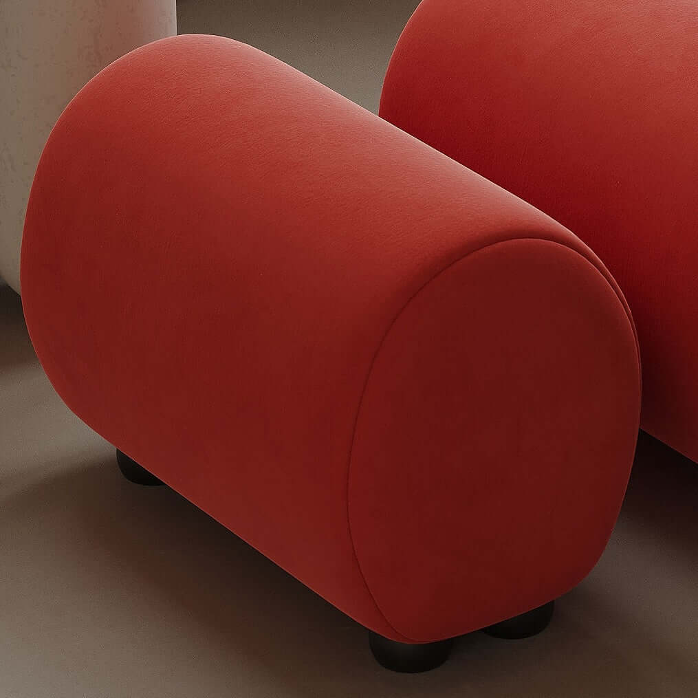 Soft Velvet Round Lounge Chair for Relaxing Spaces