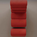 Soft Velvet Round Lounge Chair for Relaxing Spaces