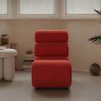 Soft Velvet Round Lounge Chair for Relaxing Spaces