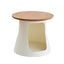Solid Oak Cat Coffee Table With Cozy Hideaway and Sculptural Base