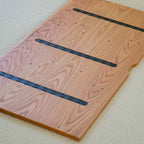 Solid Oak Desk With Drawers And Chrome Tubular Frame