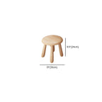 Solid Pine Kids Writing Desk with Matching Chair – Oval Top, Natural Finish Dimensions