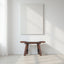 Solid Wood Bench with Wabi-Sabi Wave Seat and Hand-Finished Elm Texture