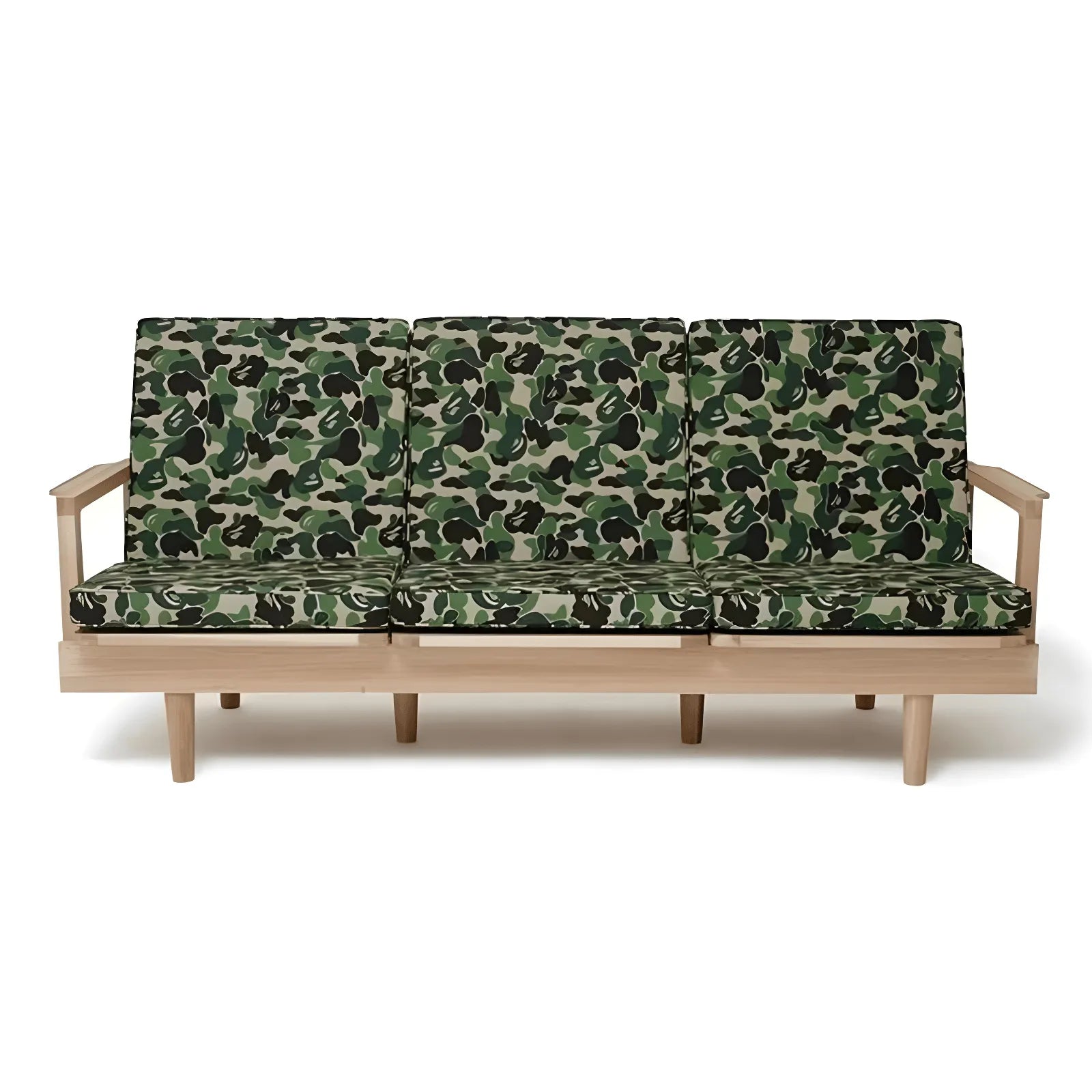 Solid Wood Camo Sofa Series With Washable Canvas for Home and Studio Main Product Image Main image
