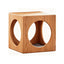 Solid Wood Cat Cube Stool and Side Table for Japandi Living