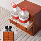 Solid Wood Desk Filing Cabinet Series with Mid-Century Storage