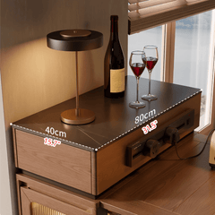 Solid Wood Extendable Kitchen Island Table With Storage