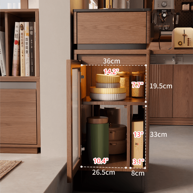 Solid Wood Extendable Kitchen Island Table With Storage