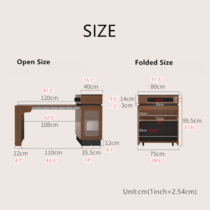 Solid Wood Extendable Kitchen Island Table With Storage