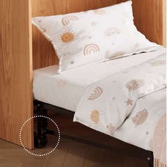 Solid Wood Foldable Desk & Hidden Bed - Small Size