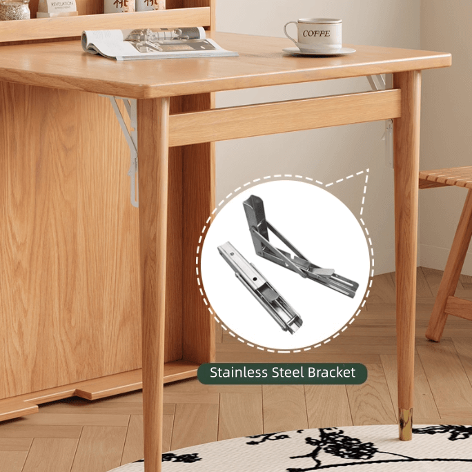 Solid Wood Foldable Desk & Hidden Bed - Small Size