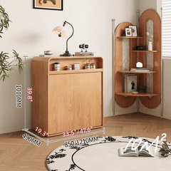 Solid Wood Foldable Desk & Hidden Bed - Small Size