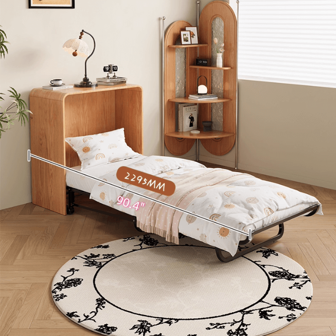 Solid Wood Foldable Desk & Hidden Bed - Small Size