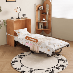 Solid Wood Foldable Desk & Hidden Bed - Small Size