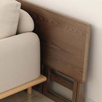 Solid Wood Folding Desk, Small, Walnut Finish