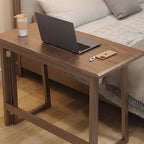 Solid Wood Folding Desk, Small, Walnut Finish