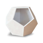 Solid Wood Geometric Cat House Side Table for Cozy Modern Homes