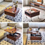 Solid Wood Lift-Top Coffee Table With Hidden Storage Main Product Image