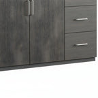 Solid Wood Locking Storage Credenza File Cabinet Series