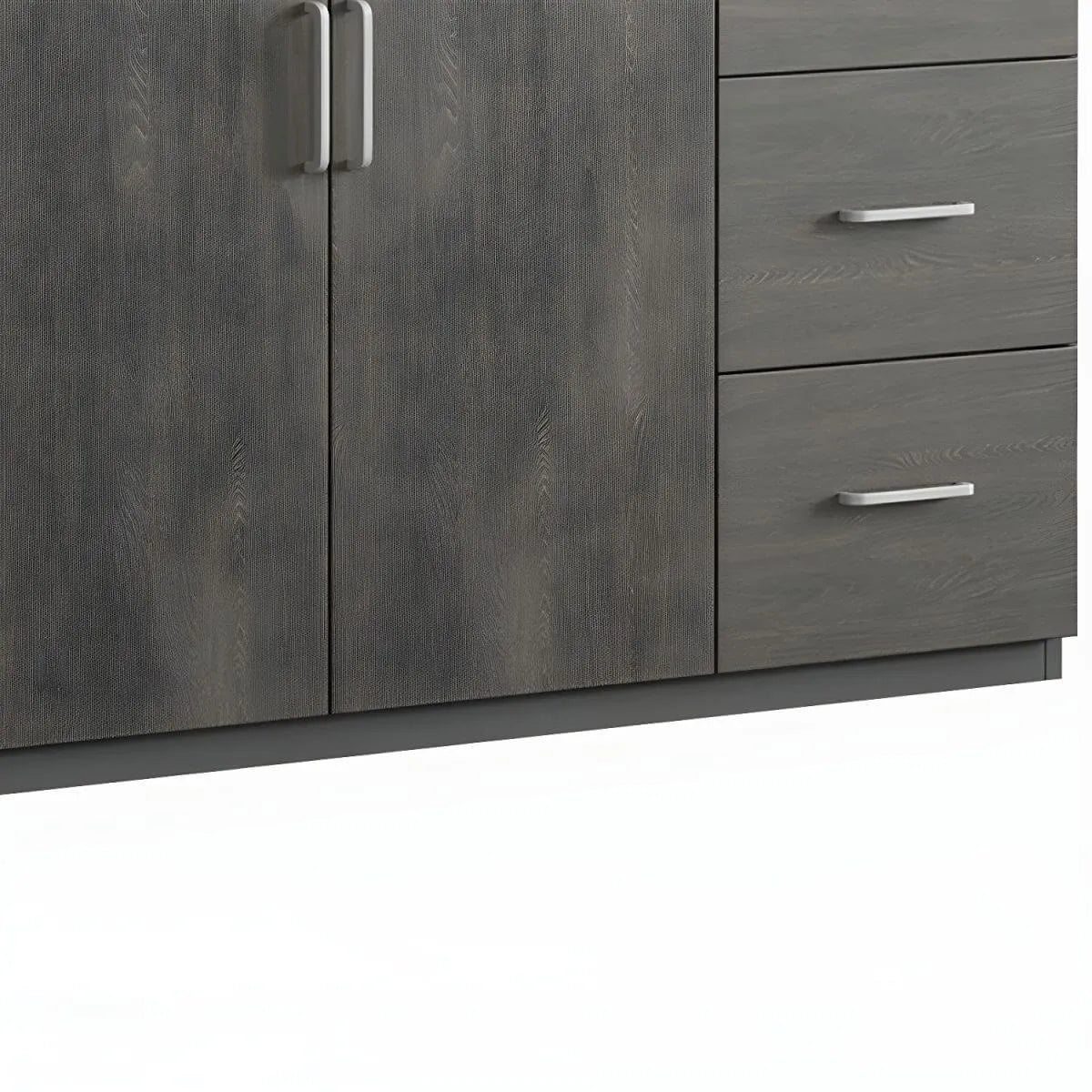 Solid Wood Locking Storage Credenza File Cabinet Series