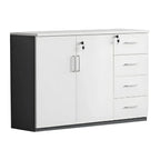 Solid Wood Locking Storage Credenza File Cabinet Series