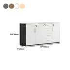 Solid Wood Locking Storage Credenza File Cabinet Series Dimensions