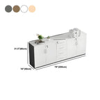 Solid Wood Locking Storage Credenza File Cabinet Series Dimensions